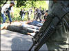 Police inspect dead bodies in Yala - 14/3/07